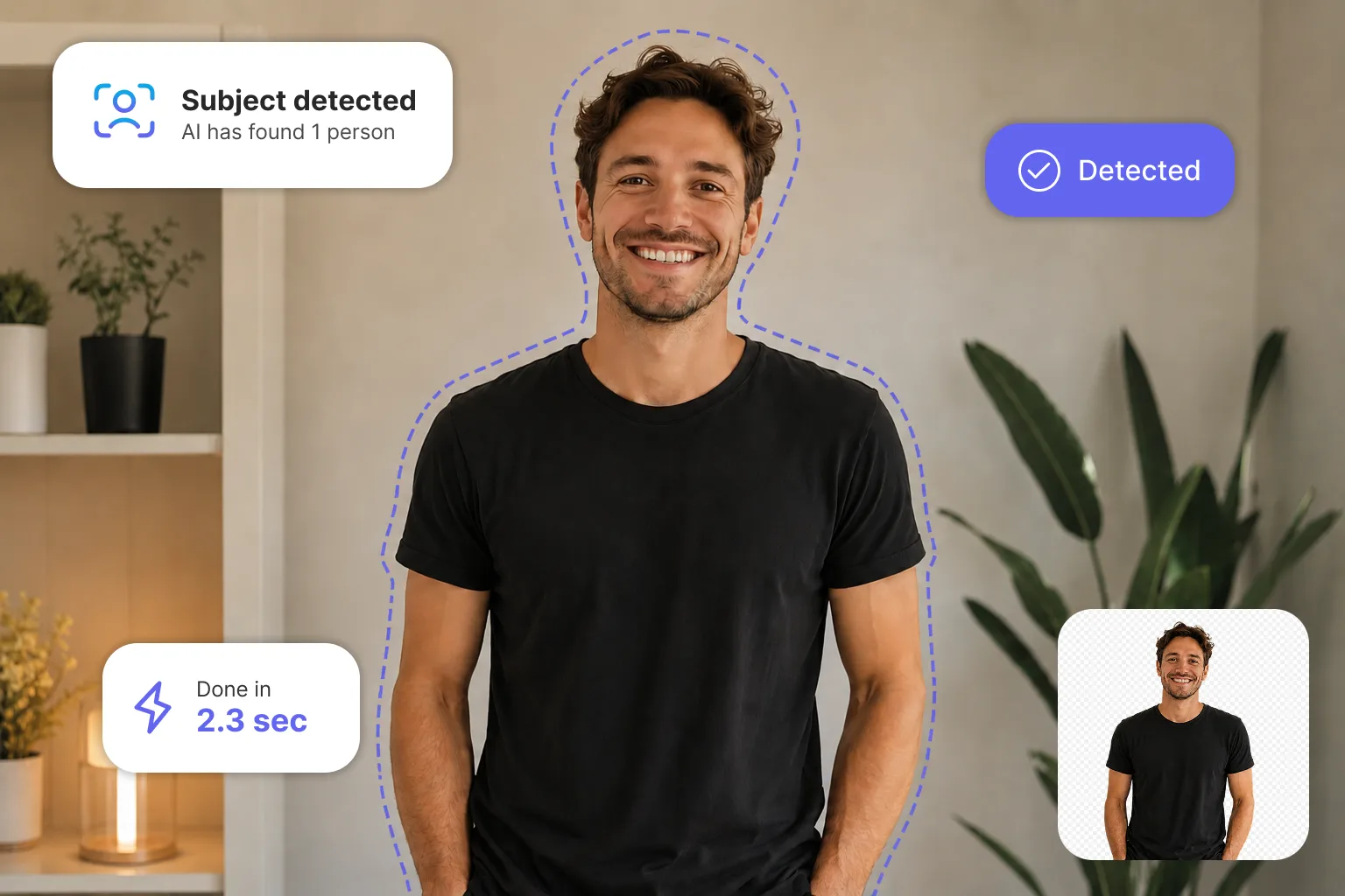 Remove the background. Effortlessly.